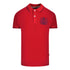 Aquascutum Mens QMP052 52 Polo Shirt Red